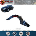 For 2017-2019 Toyota Corolla Left Front Inner Fender Liner