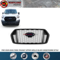 For 2020-2026 Ford Transit Upper Grille Black Honeycomb Style
