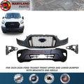 For 2020-2026 Ford Transit Front Upper and Lower Bumper with Brackets and Grille