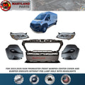 For 2023-2026 RAM Promaster Front Bumper Cover & Endcaps with Halogen Headlights
