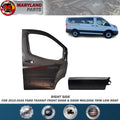 For 2015-2026 Ford Transit Right Front Door Shell and Door Molding Trim Low Roof