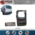 For 2015-2025 Ford Transit Left Rear Door & Molding with Window Cut-Out Low Roof