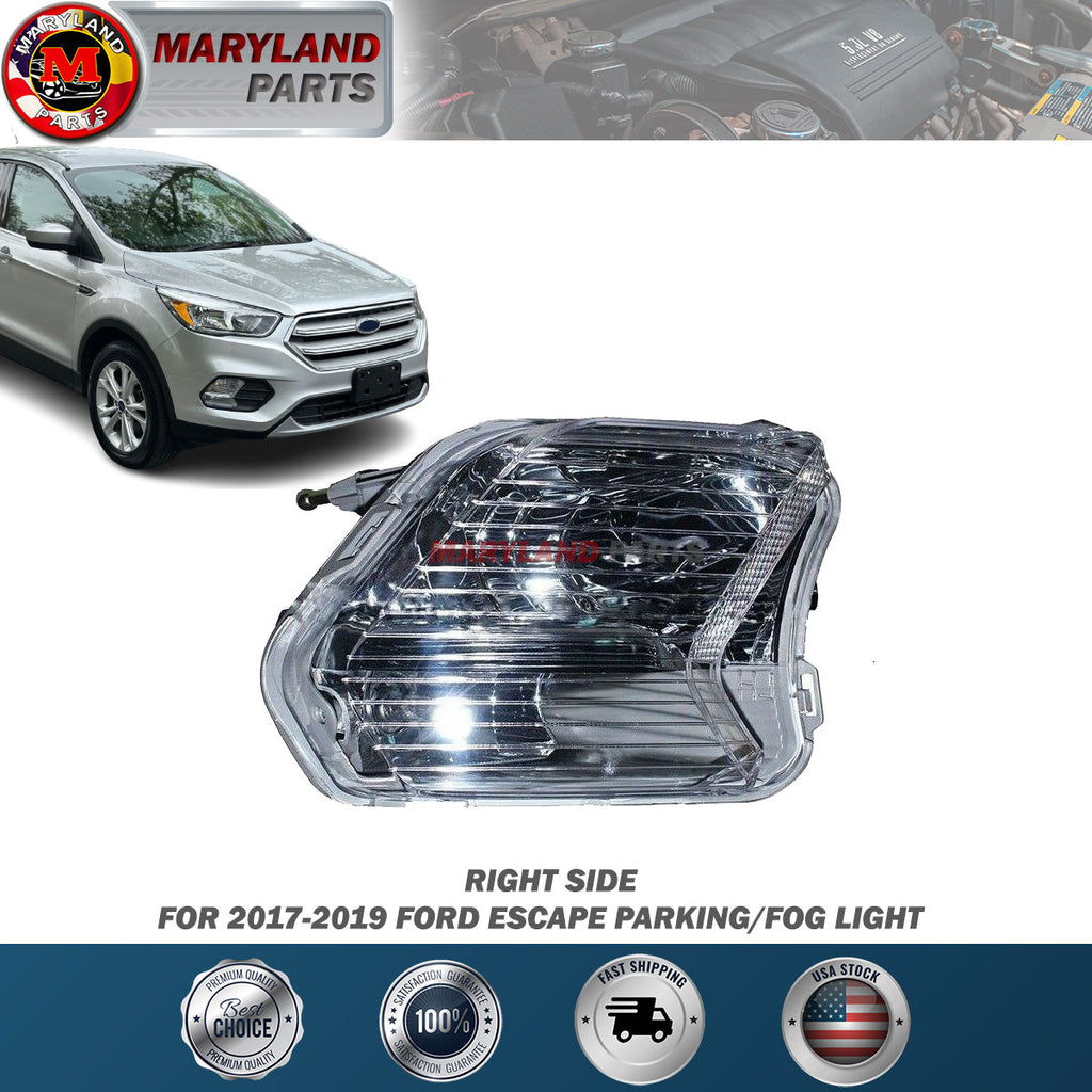 Premium Quality for 2017-2019 Ford Escape Parking/Fog Light RH Side