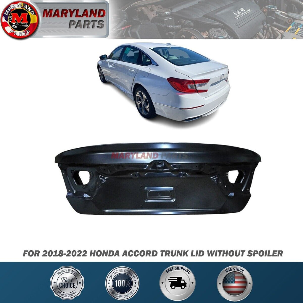 For 2018-2022 Honda Accord Trunk Lid without Spoiler