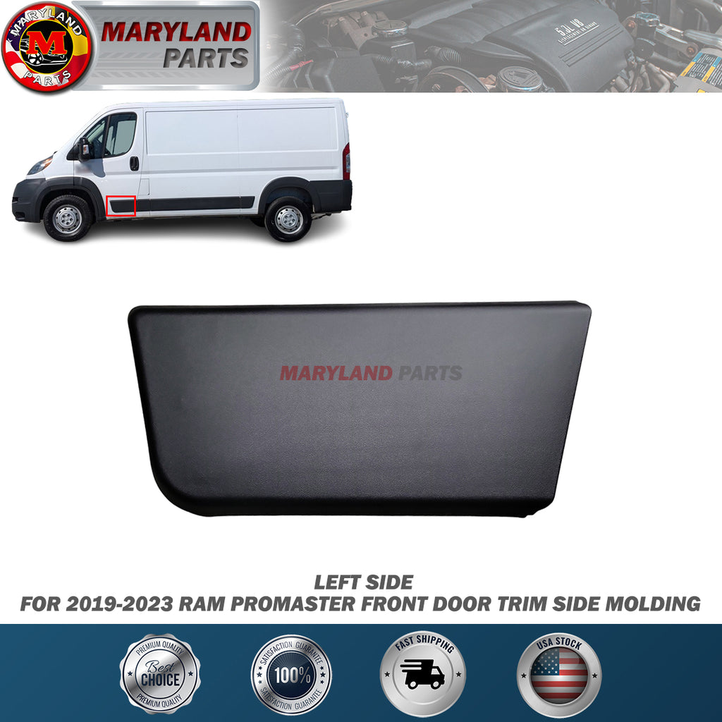 For 2019-2023 RAM Promaster Left Front Door Trim Side Molding