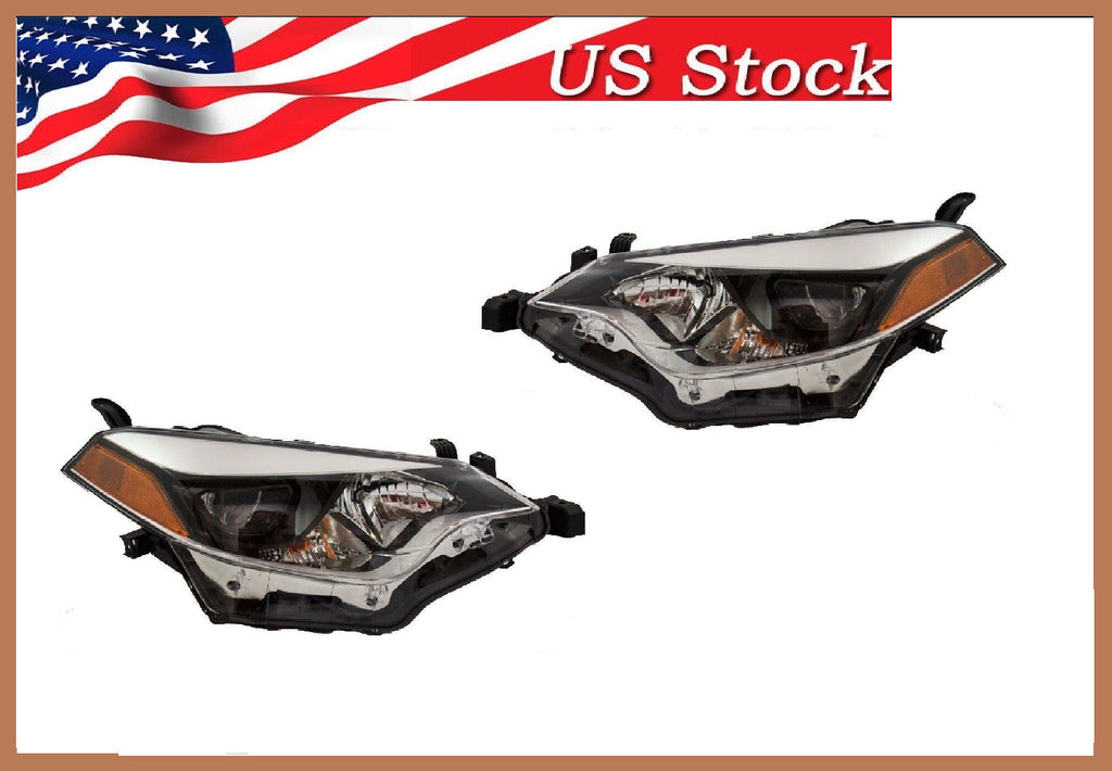 For 2014-2016 Toyota Corolla HEADLIGHT BOTH LEFT & RIGHT SIDE PAIR