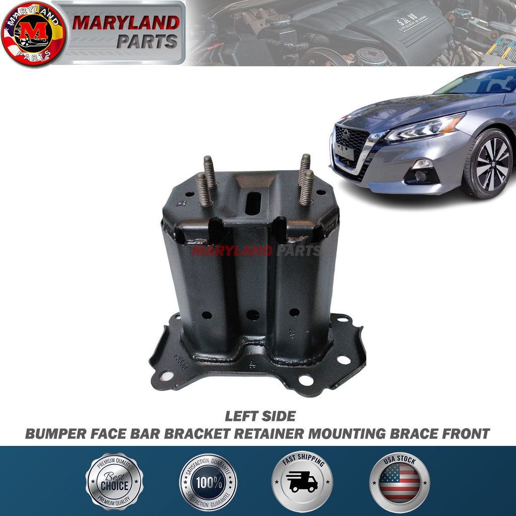 For 2019-2021 Nissan Altima Bumper Face Bar Bracket Retainer Mounting Brace