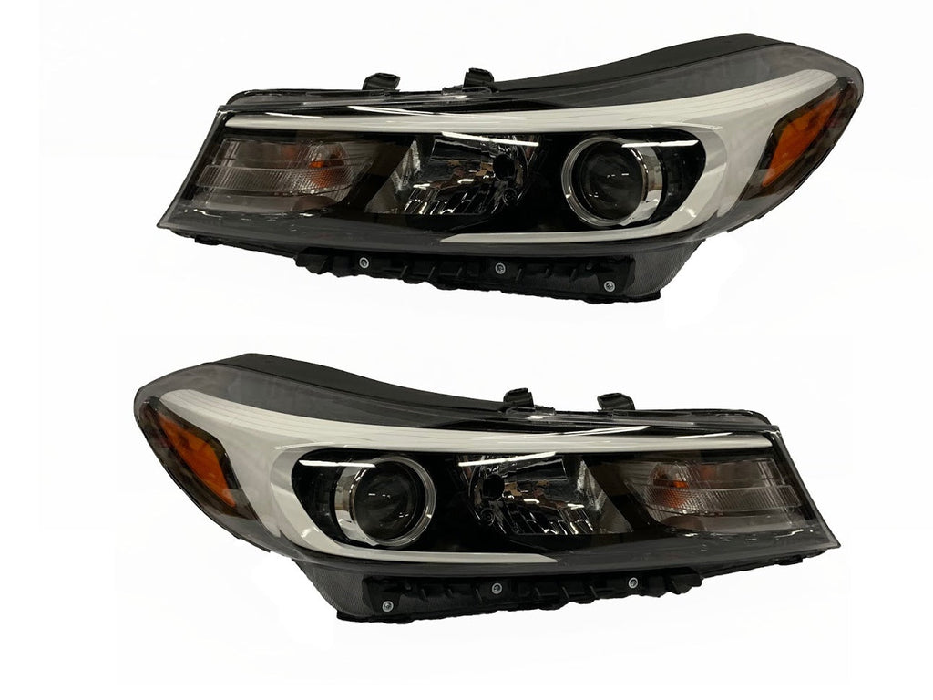 For 2017-2018 Kia Forte 5 Halogen Headlights Assembly Pair Set  Forte w/o LED