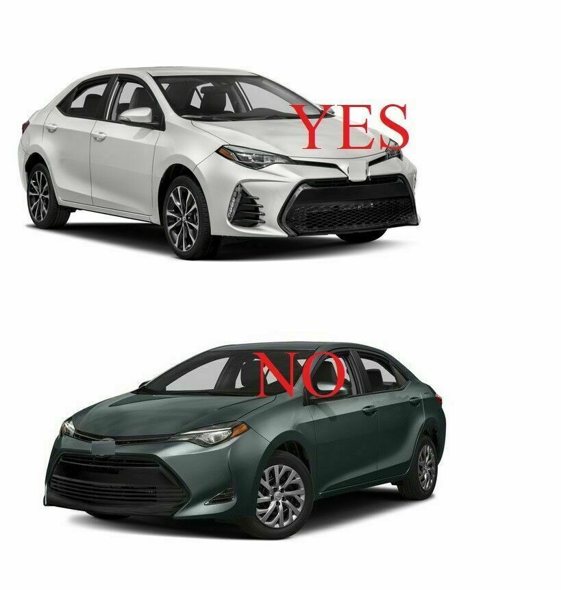 FOR 2019 2018 2017 Toyota Corolla fog light & Cover SE XSE Both Left + Right