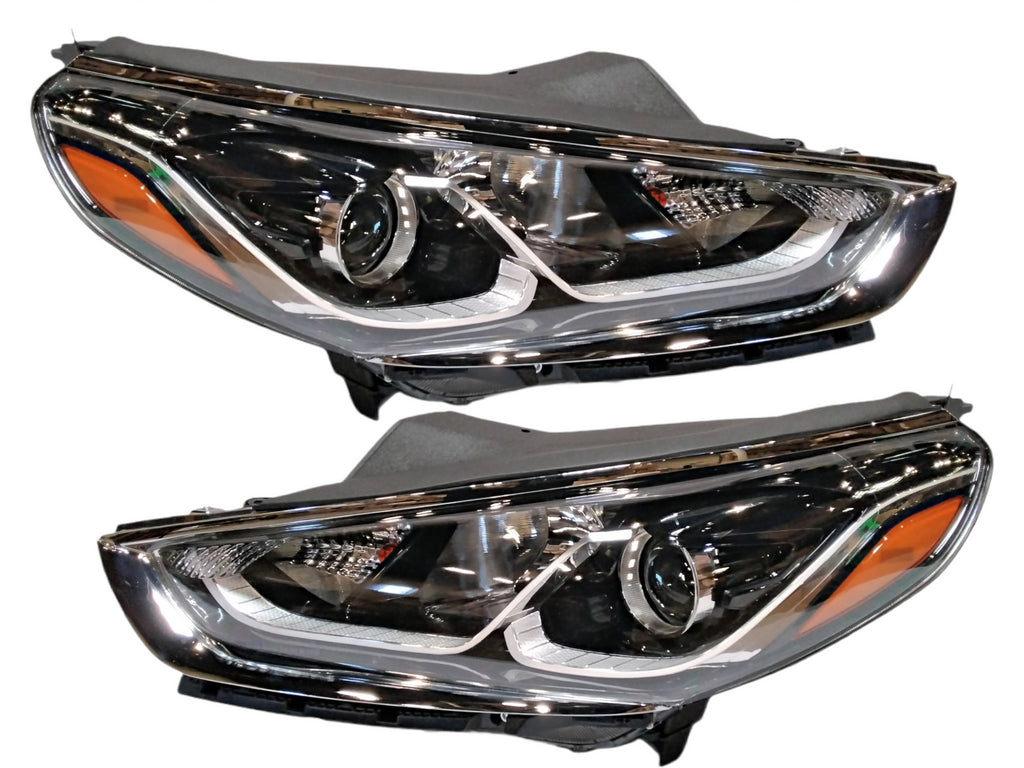 For 2018-2019 HYUNDAI SONATA Headlights Both LH + RH Side