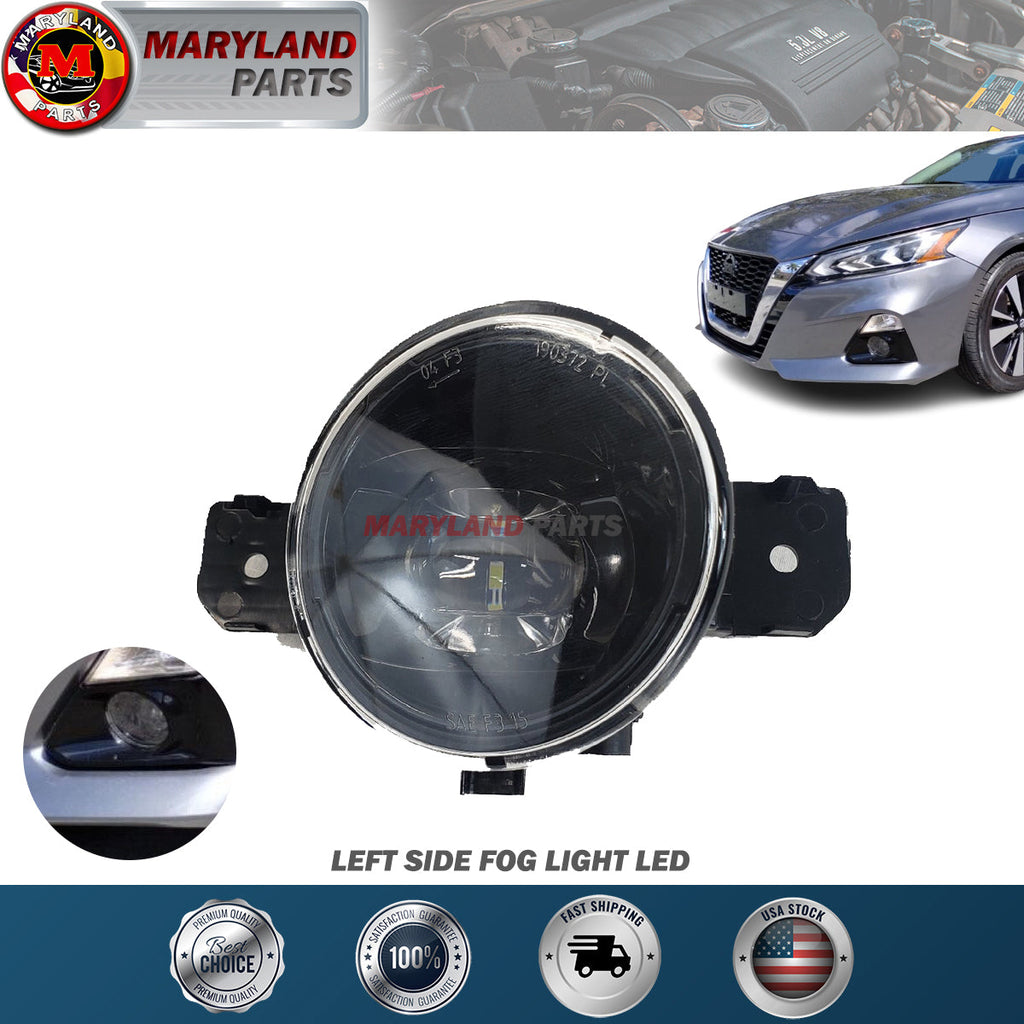 Premium Quality for 2019-2021 Nissan Altima Fog Light LED Left Driver