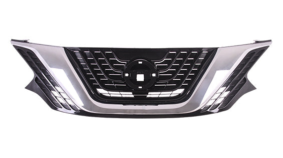 For 2015-2018 Nissan Murano Replacement Upper Grille Chrome Trim/Black