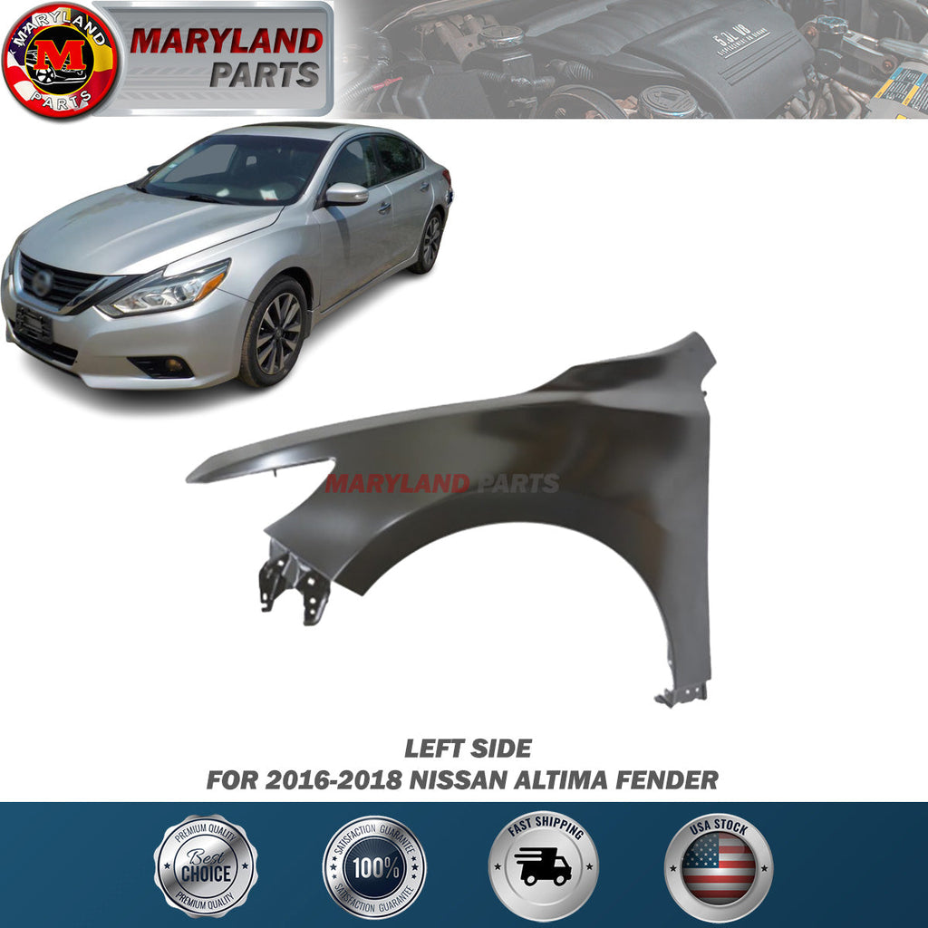 For 2016-2018 Nissan Altima Fender Left Side