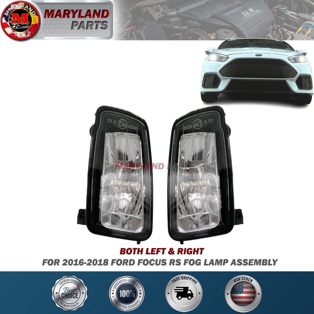 For 2016-2018 Ford Focus RS Both Left & Right Fog Lamp Assembly