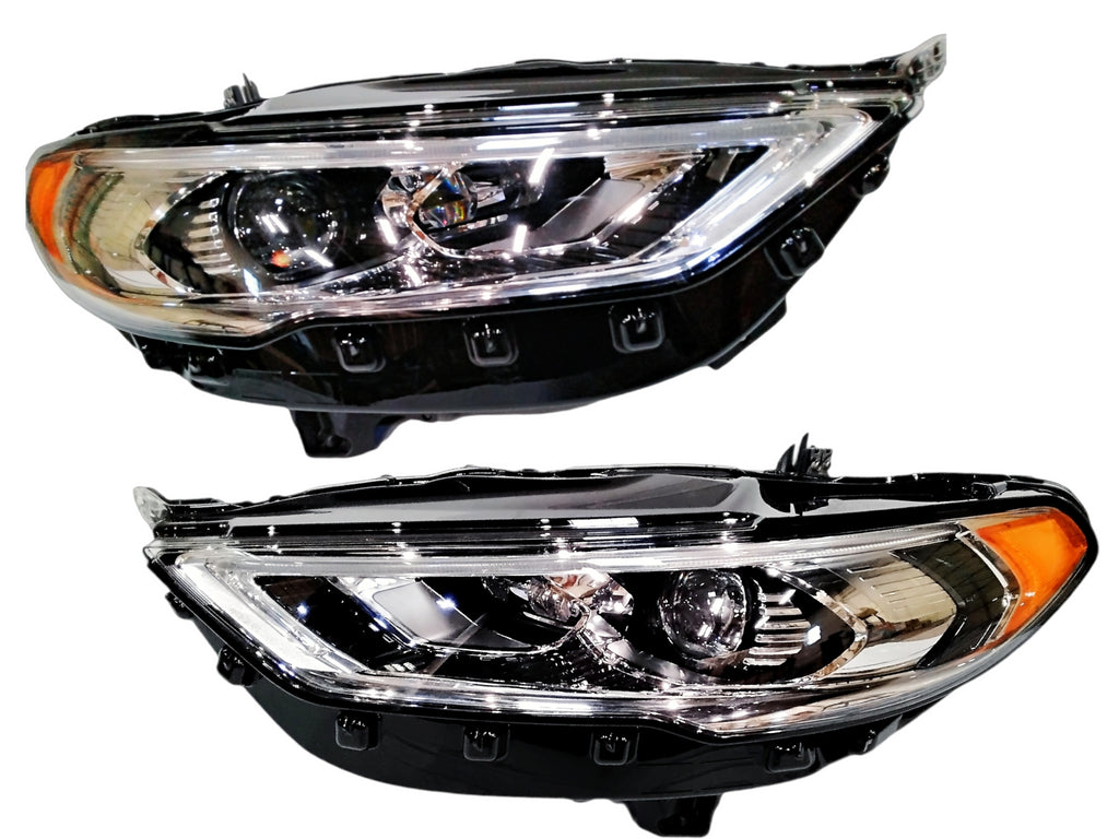 For 2017-2020 Ford Fusion Adaptive LED Head Lamp Light RH & LH Pair New