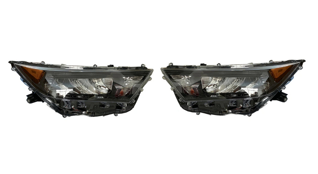 For 2019-2020 Toyota RAV4 HEADLIGHT XLE LE BLACK Bothe LH & RH SIDE NEW (Pair)