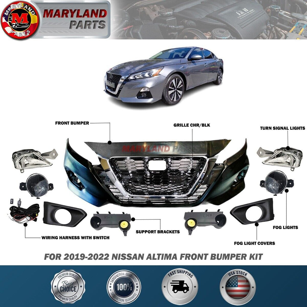 For 2019-2022 Nissan Altima Front Bumper Kit