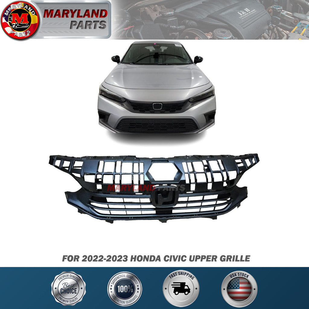 For 2022-2023 Honda Civic Upper Grille