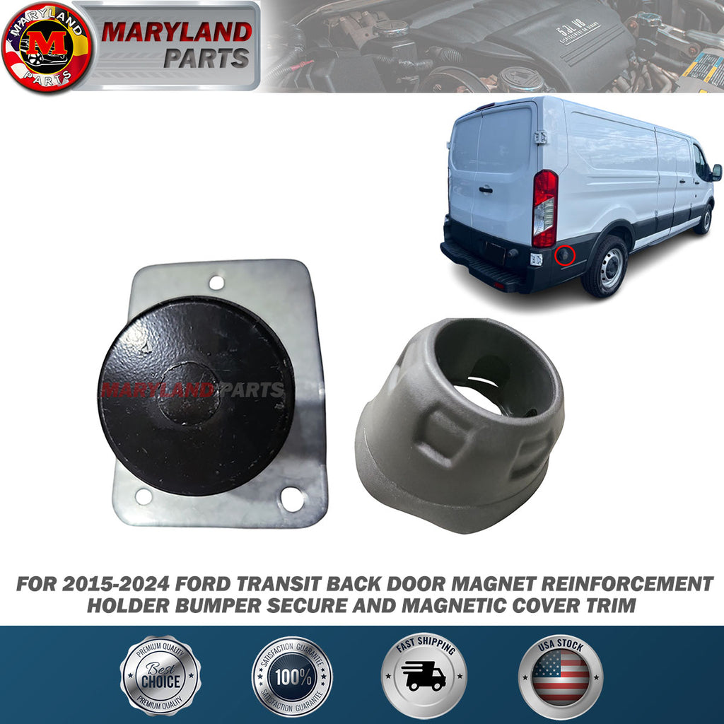 For 2015-2024 Ford Transit Back Door Magnet Reinforcement Holder Bumper Secure