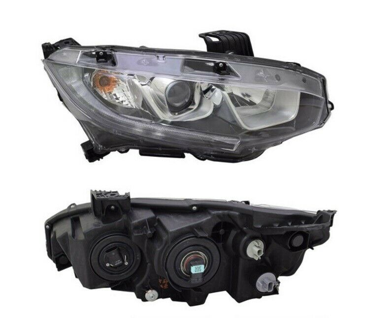 For 2016-2018 Honda Civic Headlight Hatchback or Sedan LEFT & Right KIT