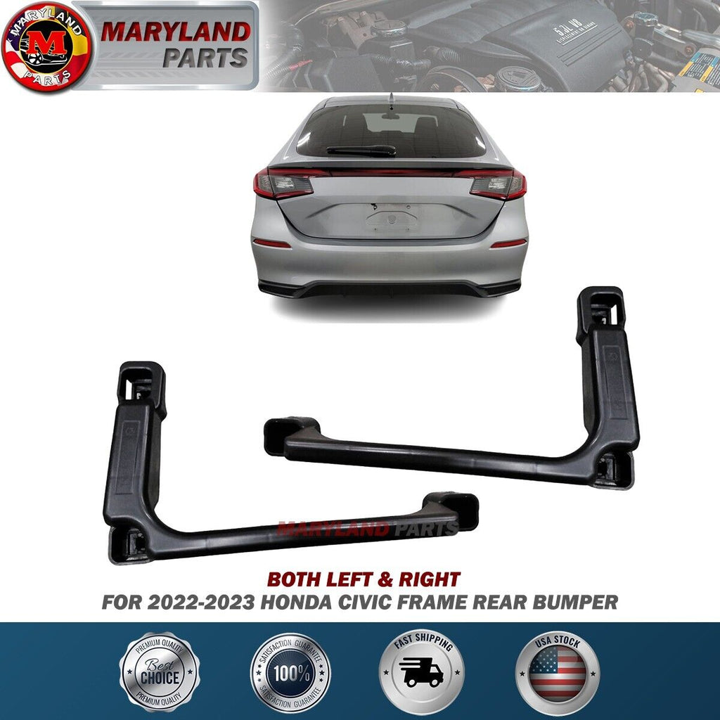 For 2022-2023 Honda Civic Frame Both Left & Right Rear Bumper