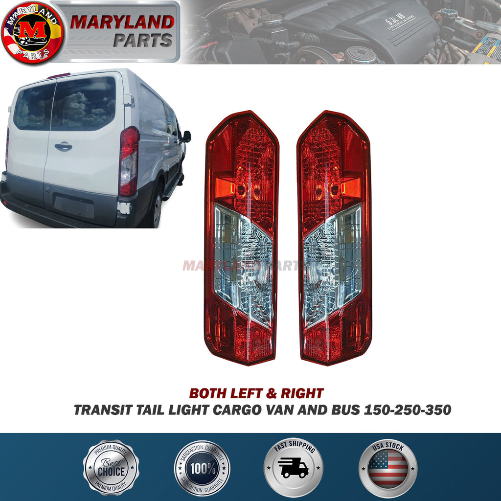 For Ford Transit 2015-2019 Tail Light cargo van and bus 150-250-350 PAIR LH+RH