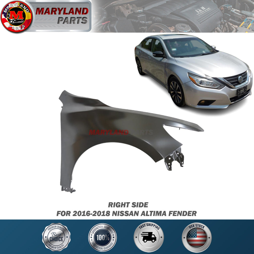 For 2016-2018 Nissan Altima Fender Right Side