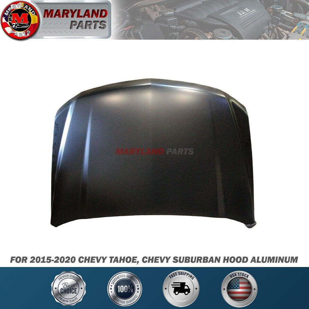 For 2015-2020 Chevy Suburban, Tahoe Aluminum Hood and Steel Fenders