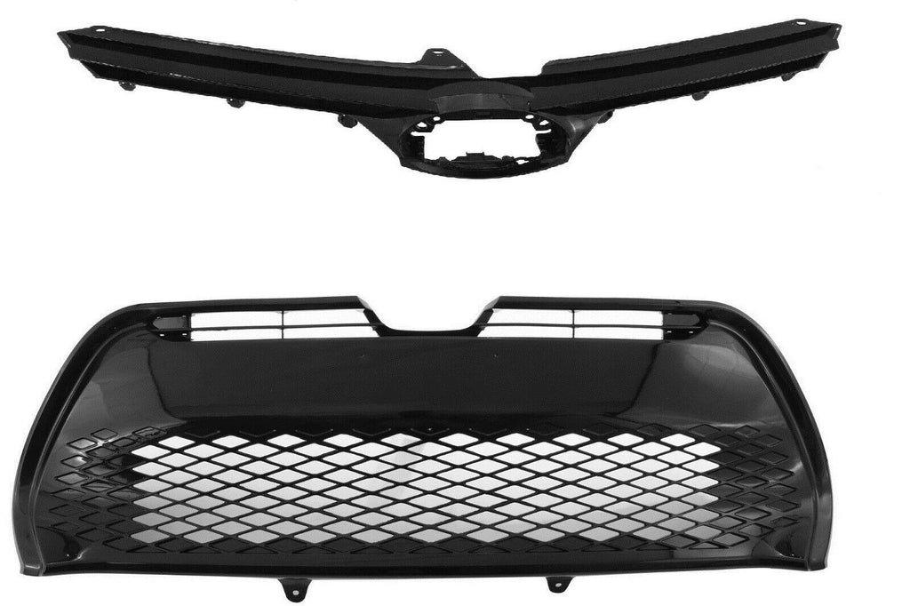 For 2017-2019 Toyota Corolla Bumper Upper Lower Grilles & Fog light Cover SE