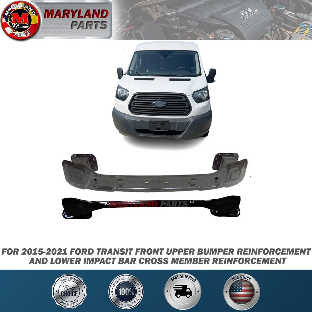 For 2015-2021 Ford Transit Upper and Lower Bumper Reinforcement