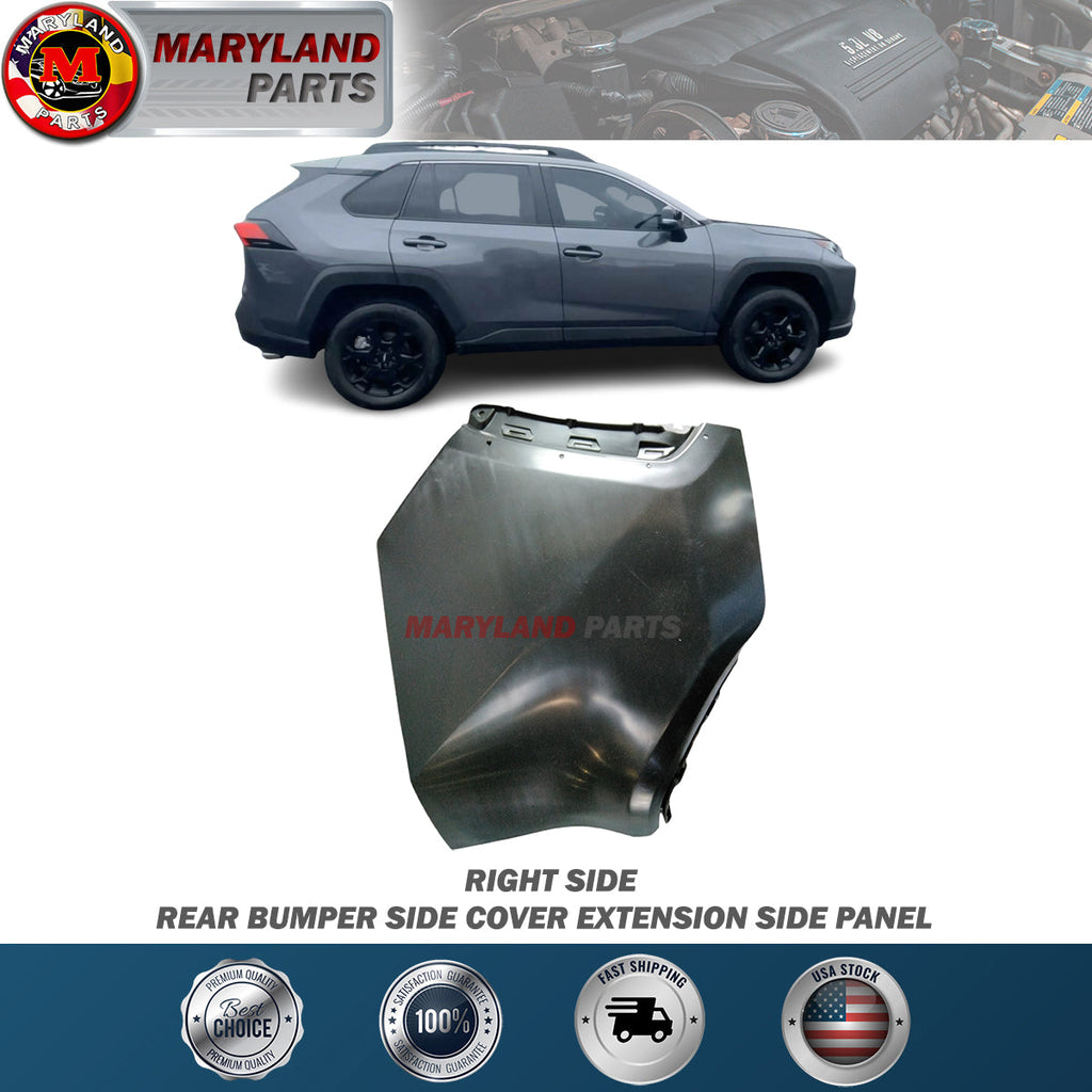 For 2019-2023 Toyota Rav4 Adventure, TRD Off-Road Rear Bumper Side Cover