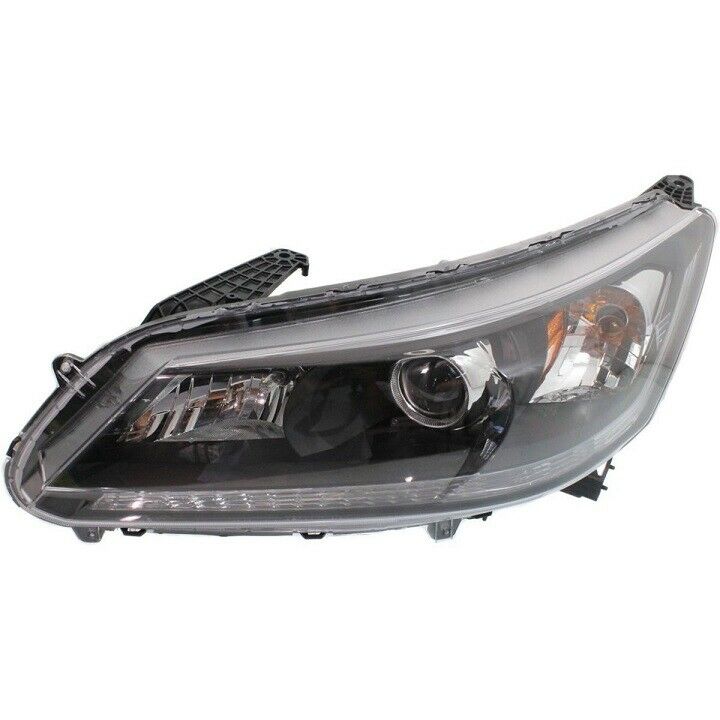 For 2013-2015 Honda Accord Sedan Headlights Halogen Headlamps Left Driver