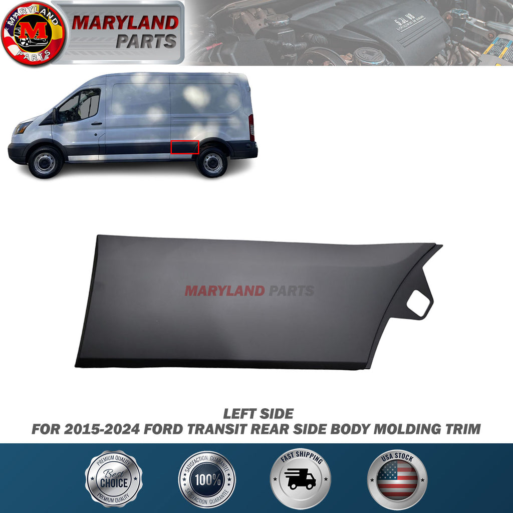 For 2015-2024 Ford Transit Left Rear Side Body Molding Trim