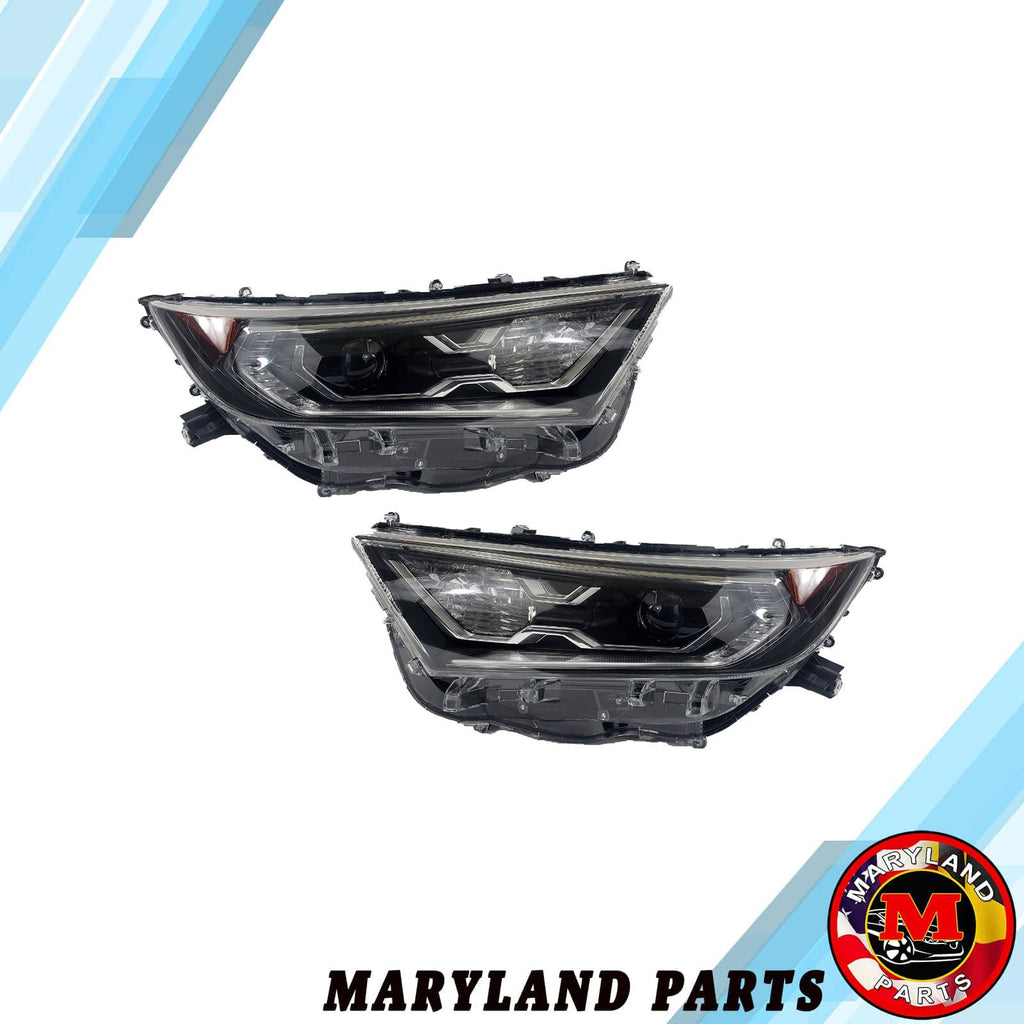 Premium Quality for 2019-2021 Toyota RAV4 Hybrid Headlight Both Left & Right Side Pair