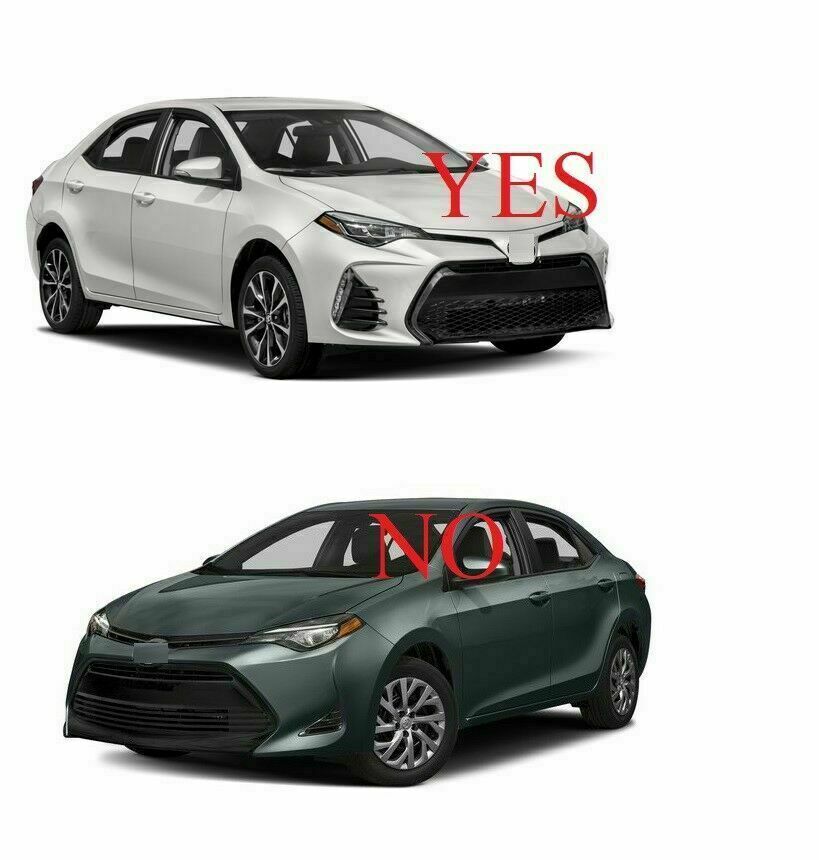 For 2017-2019 Toyota Corolla Grill Grilles & Foglights And Fog Covers