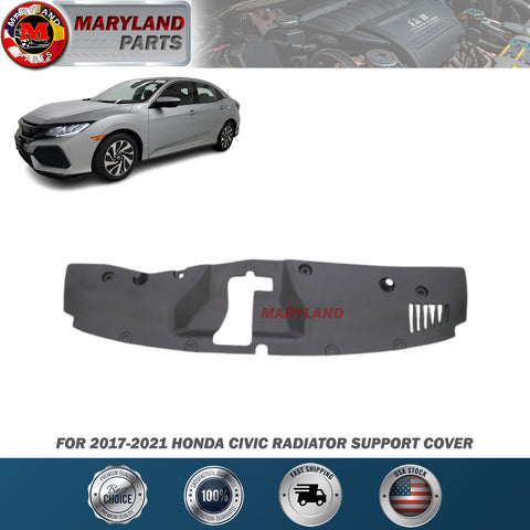 For 2017-2021 Honda Civic Radiator Support Cover